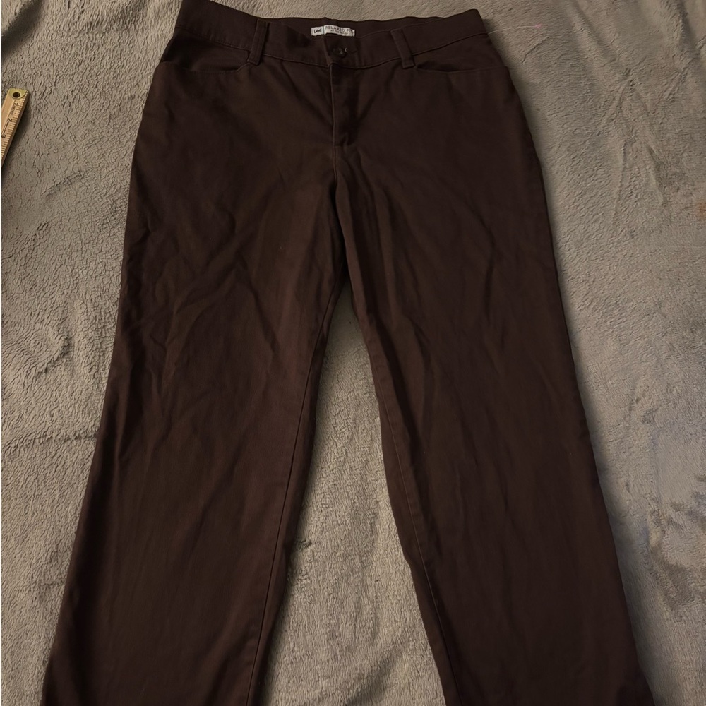 Lee Relaxed Fit At The Waist Womens Blue Denim Jeans Size 16 Plus Sizes